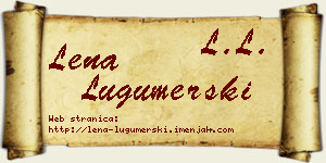 Lena Lugumerski vizit kartica
